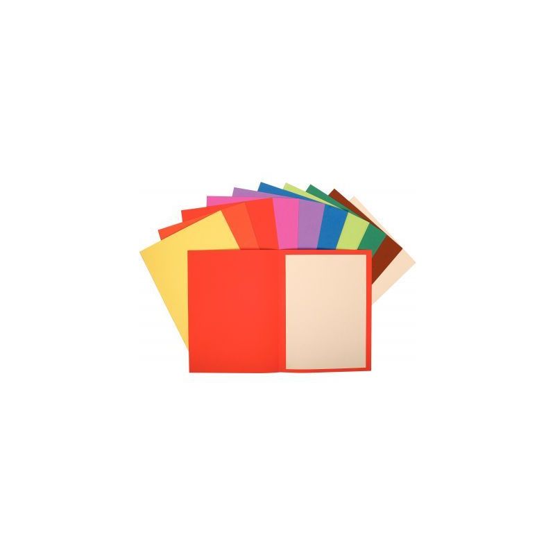 Achetez Paquet de 100 chemises FLASH en carte recyclée 220g, coloris assortis 160001E EXACOMPTA pas..