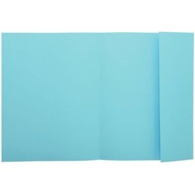 Achetez Paquet de 100 chemises 1 rabat 160g 24x32 cm bleu clair 348006E SUPER EXACOMPTA pas cher sur..