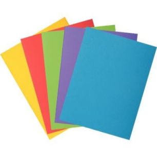 Paquet de 50 chemises ROCK"S 1 rabat latéral 210g 24x32 cm couleurs assorties 218000E ROCK'S EXACOMPTA