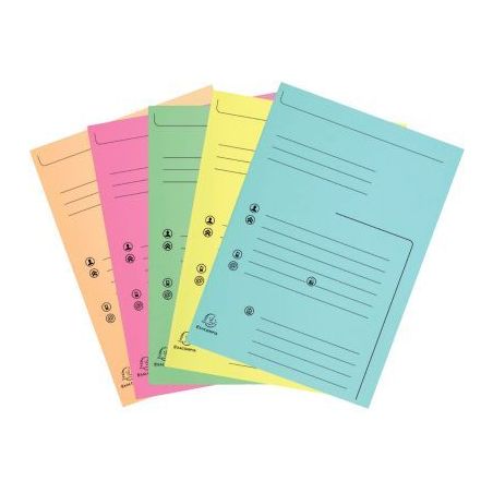 Achetez Paquet de 25 chemises imprimées 210g avec 2 rabats, format 24x32 cm 334000E SUPER EXACOMPTA..