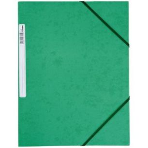 Achetez Chemise 3 rabats à élastiques + étiquette de dos coloris vert carte grainée 5/10e 450g f..