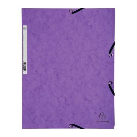 Achetez Chemise 3 rabats à élastiques en carte lustrée 5/10ème 350g violet C3416 MAU COUTAL pas ..