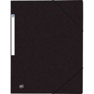 Achetez Chemise 3 rabats à élastiques TOP FILE+ en carte lustrée 4/10e 390g, noir 400114334 TOP F..