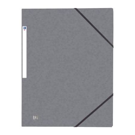 Achetez Chemise 3 rabats à élastiques TOP FILE+ en carte lustrée 4-10e 390g, gris 400118307 TOP F..