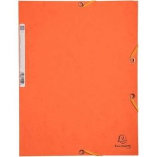 Achetez Chemise 3 rabats à élastiques en carte lustrée 400g, orange 55504E EXACOMPTA pas cher sur..