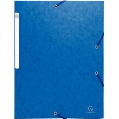 Achetez Chemise 3 rabats à élastiques SCOTTEN en carte lustrée 600g, bleu 55952E SCOTTEN EXACOMPT..
