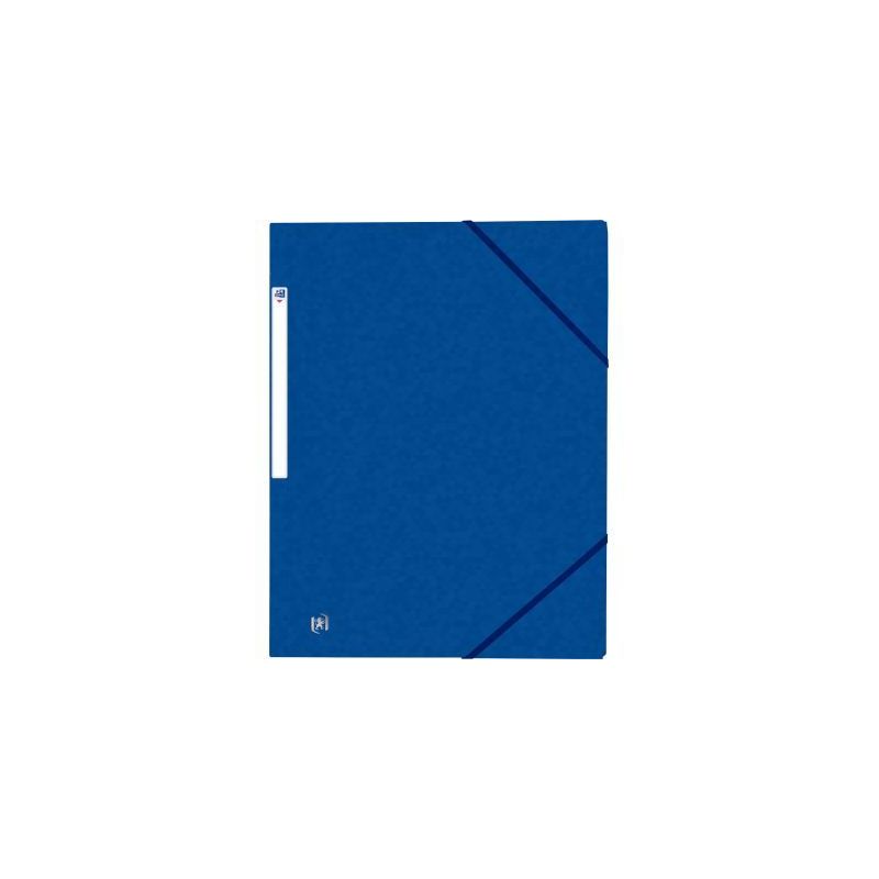 Achetez Chemise 3 rabats à élastiques TOP FILE+ en carte lustrée 4/10e 390g, bleu 400114326 TOP F..
