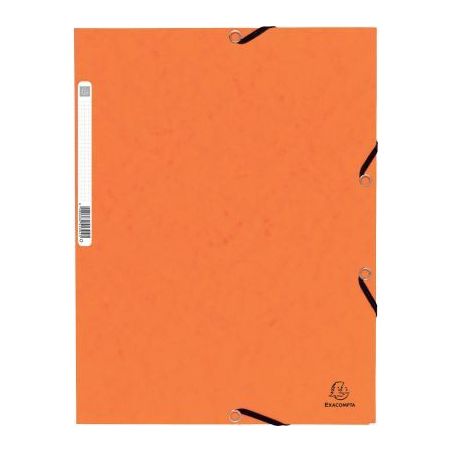 Achetez Chemise 3 rabats à élastiques en carte lustrée 5/10ème 350g orange C3416 ORA COUTAL pas ..