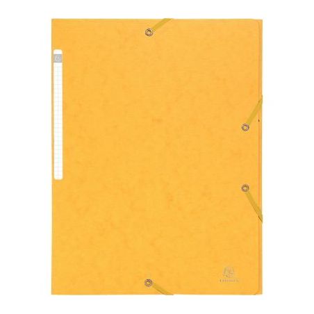 Achetez Chemise 3 rabats à élastiques SCOTTEN en carte lustrée 600g, jaune 55959E SCOTTEN EXACOMP..