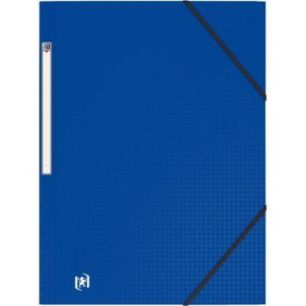 Achetez Chemise 3 rabats à élastiques MEMPHIS en polypropylène opaque 5/10ème, coloris bleu 1002..