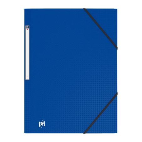 Achetez Chemise 3 rabats à élastiques MEMPHIS en polypropylène opaque 5/10ème, coloris bleu 1002..