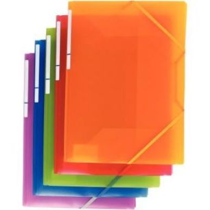 Achetez Carton de 30 chemises 3 rabats à élastiques en polypropylène COLOR FRESH 1318005 COLOR FR..