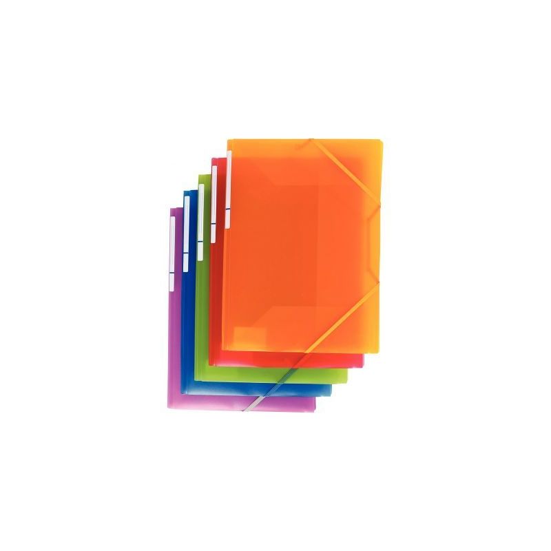 Achetez Carton de 30 chemises 3 rabats à élastiques en polypropylène COLOR FRESH 1318005 COLOR FR..