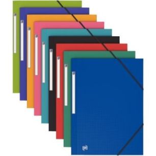 Achetez Paquet de 10 chemises 3 rabats à élastiques MEMPHIS en polypropylène opaque 5/10ème, col..