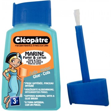 Flacon 60 ml colle bleutée marine CMC80P CLEOPATRE