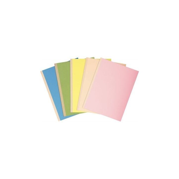 Paquet de 10 chemises rigides FOREVER dos toilé, coloris assortis 771000E EXACOMPTA