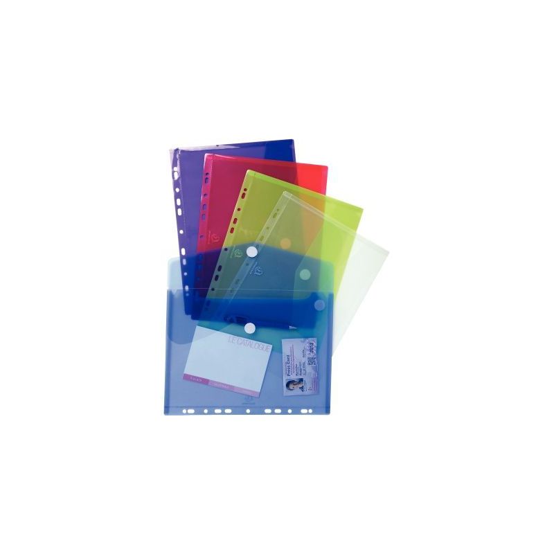 Achetez EXACOMPTA Sachet de 5 pochettes-enveloppes scratch perforées en polypropylène 2/10e. Color.. Achetez EXACOMPTA Sachet de 5 pochettes-enveloppes scratch perforées en polypropylène 2/10e. Color..