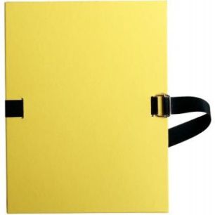 Achetez Chemise à dos extensible avec sangle FOREVER papier recyclé, format 24x32 cm, jaune 38006H..