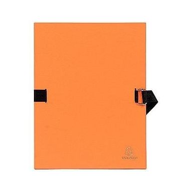 Achetez EXACOMPTA chemise à  sangle extensible dos toilé orange 734E pas cher sur Ma Rentrée Sco..