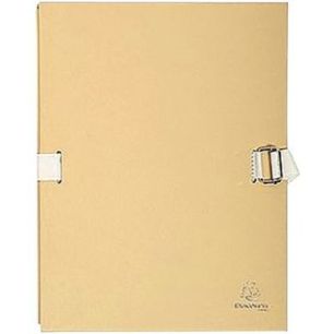 Paquet de 5 chemises à  dos extensible, carton recouvert de papier toilé, assortis 223000E EXACOMPTA