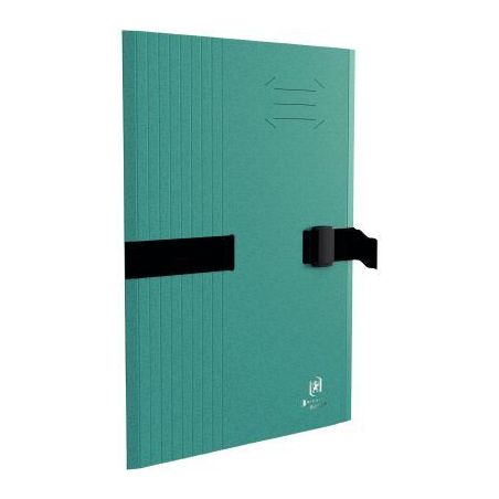 Achetez Chemise à sangle BICOLOR RECYC+ avec clip et rabat, coloris vert 100201316 OXFORD HAMELIN p..