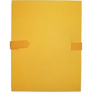 Achetez Chemise extensible à sangle velcro qualité toilée format 24x32 cm jaune 35811 pas cher su..