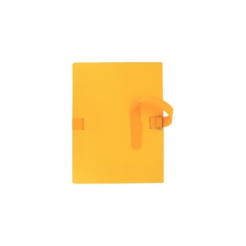 Achetez Chemise extensible à  sangle qualité toilée format 24x32 cm jaune 1302-JN pas cher sur M..