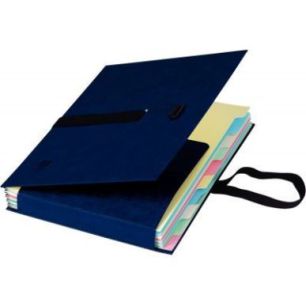 Chemise trieur extensible 10 compartiments, coloris bleu SANGLEX06 ARIANEX Chemise trieur extensible 10 compartiments, coloris bleu SANGLEX06 ARIANEX