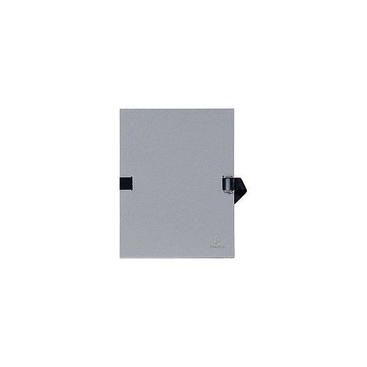 EXACOMPTA Chemise extensible Varia 2230, recouverte de papier grainé Gris