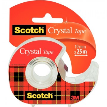 Rouleau adhésif Scotch® Crystal + 1 dévidoir offert L2479 3M