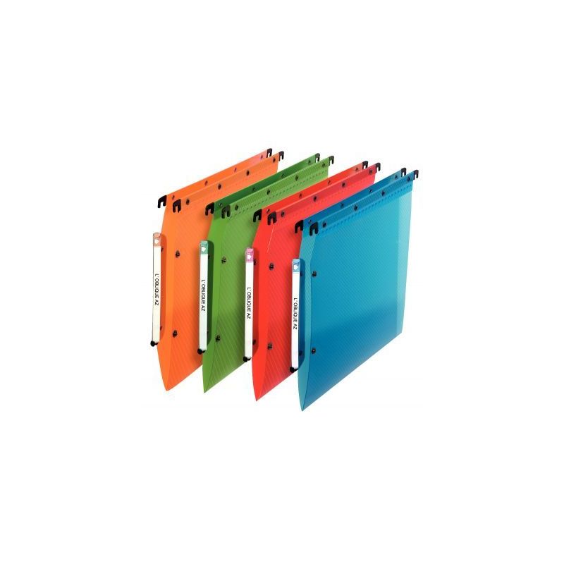 Achetez Paquet de 10 dossiers suspendus pour armoire en polypropylène dos V couleurs assorties 1003.. Achetez Paquet de 10 dossiers suspendus pour armoire en polypropylène dos V couleurs assorties 1003..