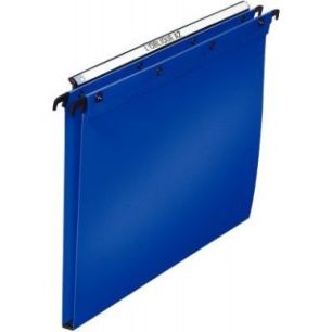 Achetez Paquet de 10 dossiers suspendus pour tiroirs en polypropylène dos 15 mm coloris bleu 100330..