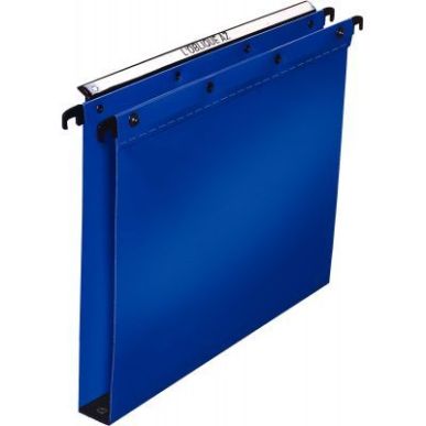 Achetez Paquet de 10 dossiers suspendus pour tiroirs en polypropylène dos 30 mm coloris bleu 100330..