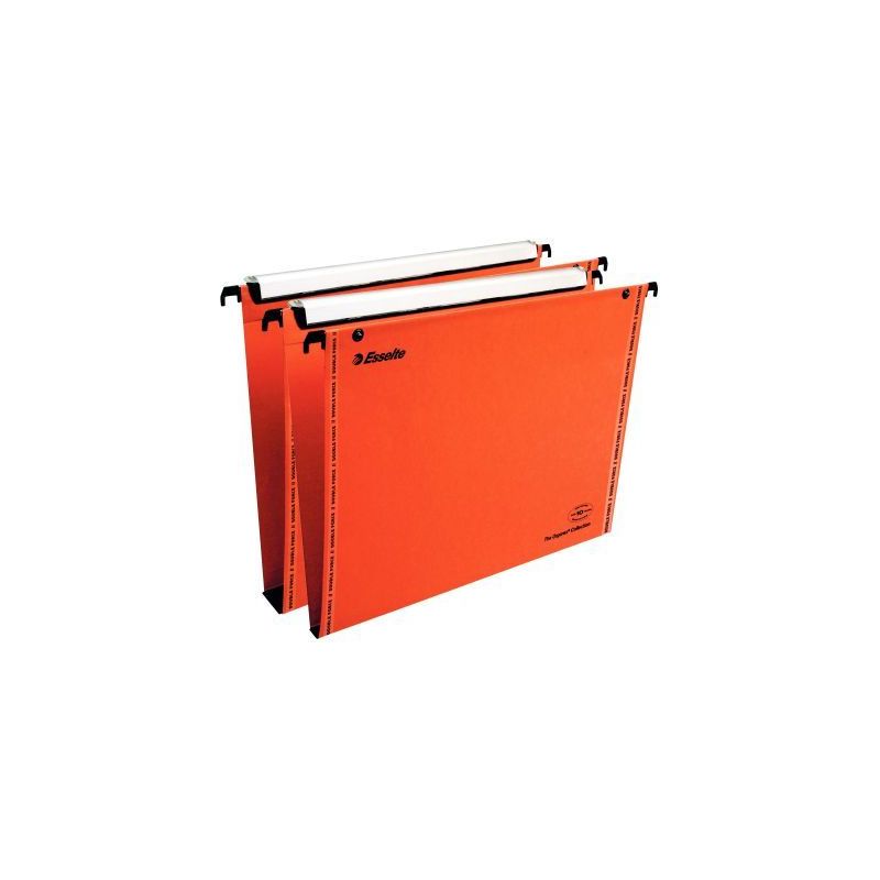 Achetez Paquet de 10 dossiers suspendus ESSELTE en kraft recyclé 240g pour tiroir, dos 15 et 30 mm,..