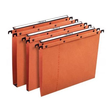 Achetez Paquet de 25 dossiers suspendus AZO Ultimate orange pour tiroir dos fond 15 mm 100330271 HAM..