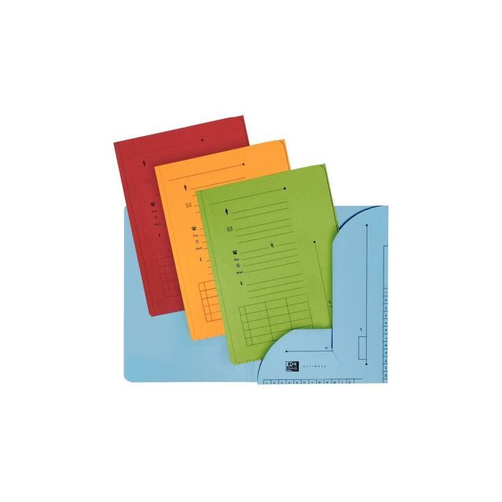 Paquet de 25 chemises HV pour dossiers suspendus, coloris vifs assortis 100330154 HAMELIN