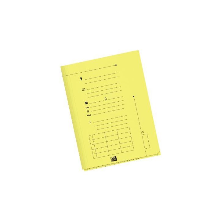 Paquet de 25 chemises HV pour dossiers suspendus, jaune 100090073 HAMELIN