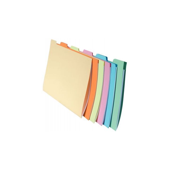 Paquet de 60 chemises à onglet pour tiroirs SUPER 210 g 337000E EXACOMPTA