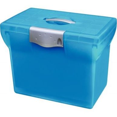 Achetez Valise en polypropylène OXFORD Class'N Go + 5 dossiers suspendus, bleu 100330256 OXFORD HAM..