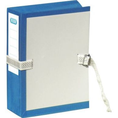 Achetez Pochette archives à soufflet en PVC bleu format 24x32cm 100726058 ELBA pas cher sur Ma Rent..