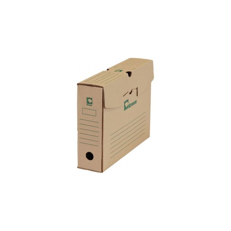 Achetez Paquet de 25 boîtes d'archives 34x25 Dos 8cm écru Green 34997 pas cher sur Ma Rentrée Sco..