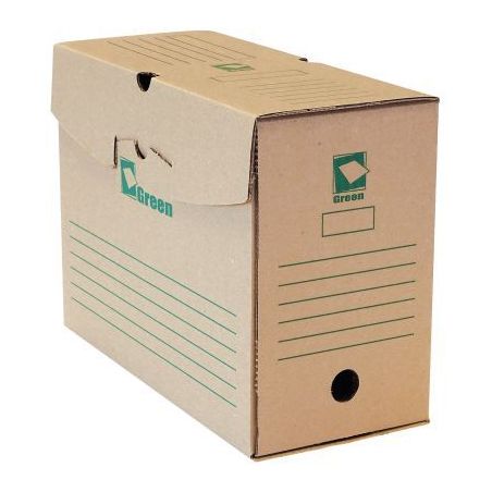 Achetez Paquet de 50 boites d'archives 32x24cm dos 15cm GREEN 62610 pas cher sur Ma Rentrée Scolair..