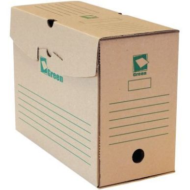 Achetez Paquet de 50 boites d'archives 32x24cm dos 15cm GREEN 62610 pas cher sur Ma Rentrée Scolair..
