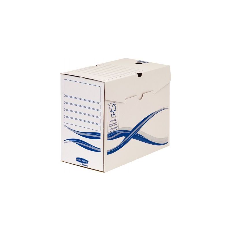 Achetez Paquet de 10 boites d'archives 33x25cm dos 15cm blanches 4460303 BANKERS BO FELLOWES pas che..