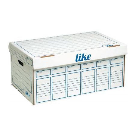 Achetez Paquet de 5 containers de boîtes à  archives, avec couvercle LIKE 23994 pas cher sur Ma R..