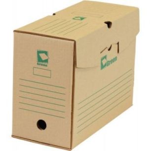 Paquet de 25 boîtes archives 34x25 dos de 15 GREEN 61894