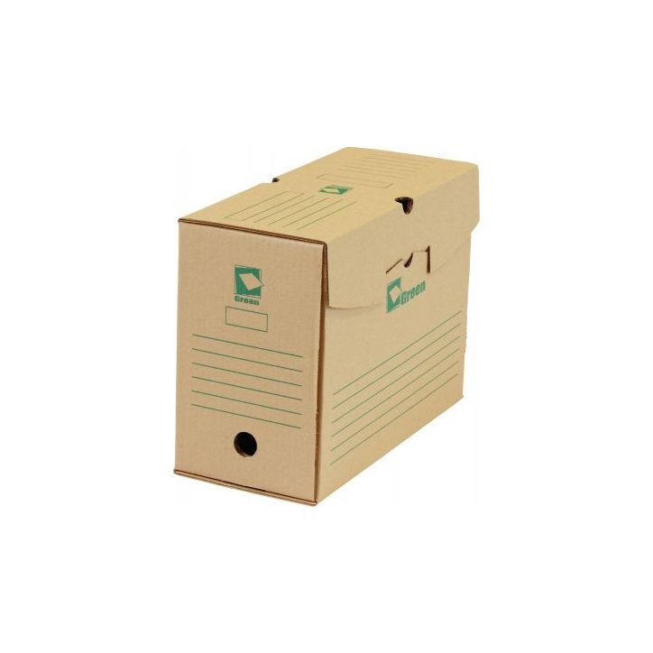 Paquet de 25 boîtes archives 34x25 dos de 15 GREEN 61894