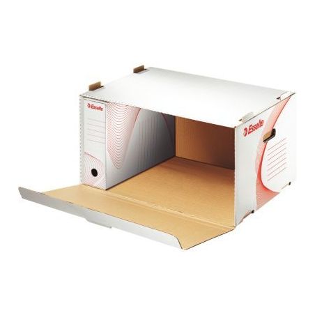 Achetez Paquet de 10 containers ouverture frontale blanc 128910 ESSELTE pas cher sur Ma Rentrée Sco..