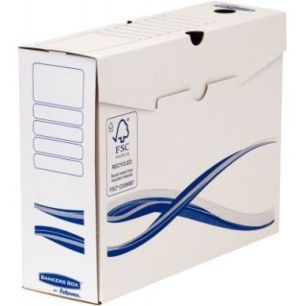 Achetez Paquet de 10 boites d'archives 33x25cm dos 10cm blanches 4460203 BANKERS BO FELLOWES pas che..