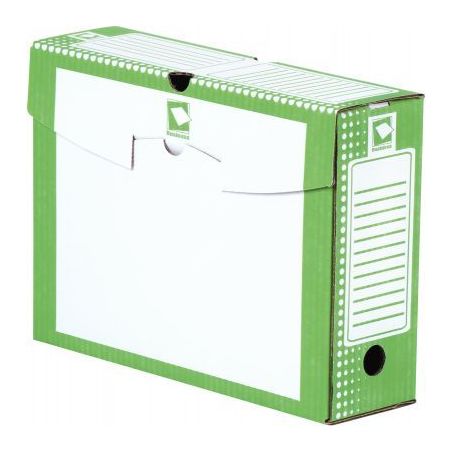 Achetez Paquet de 25 boîtes à archives carton rigide dos de 10 cm vert 64180 BUSINESS pas cher sur..